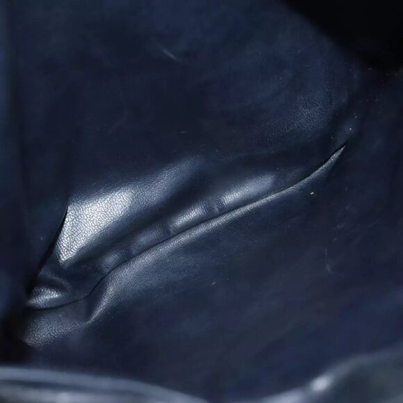 CELINE Macadam Canvas Shoulder Bag Black Auth - Picture 4 of 16